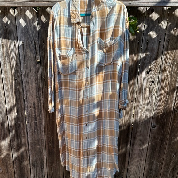 Show me your mumu Leo button down dress - Picture 2 of 8